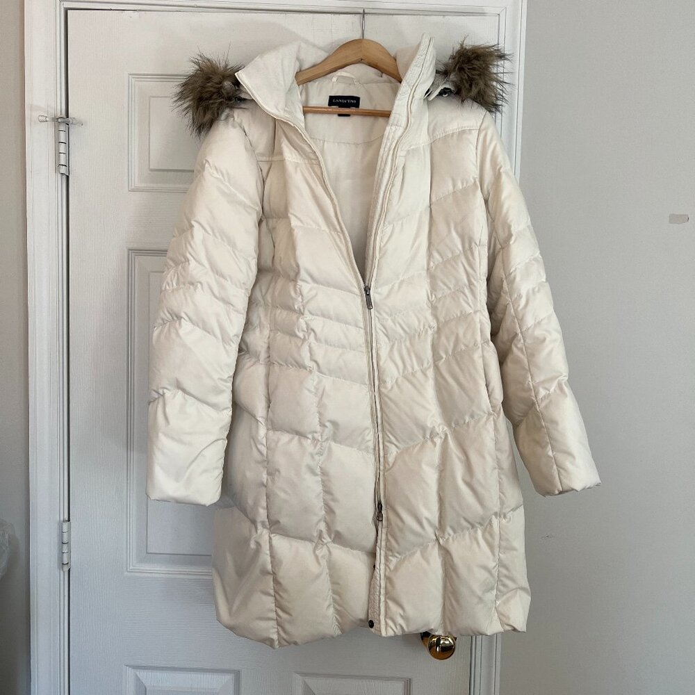 Lands End Puffer Coat